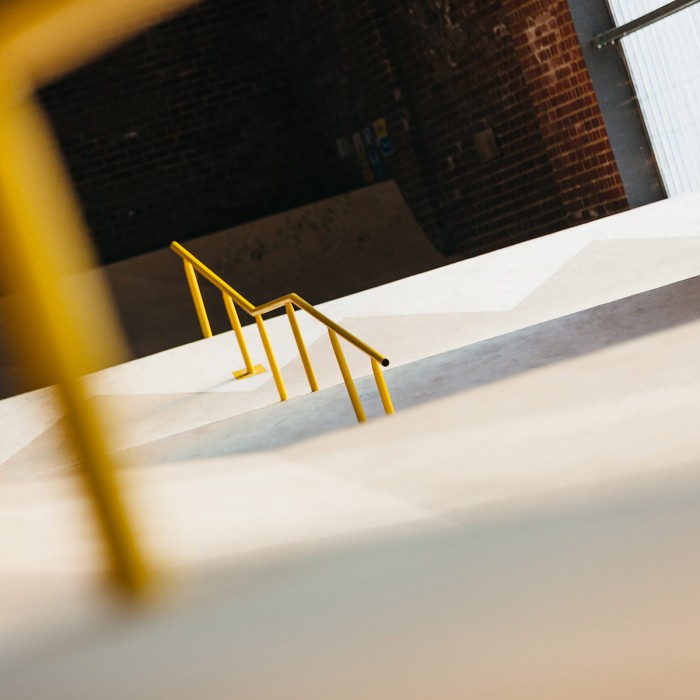 plaza with street character